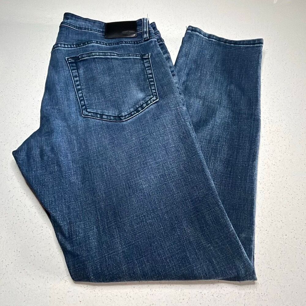 Liverpool Straight Fit Palo Alto Dark Color Blue Jeans Denim Pants Size 34x32